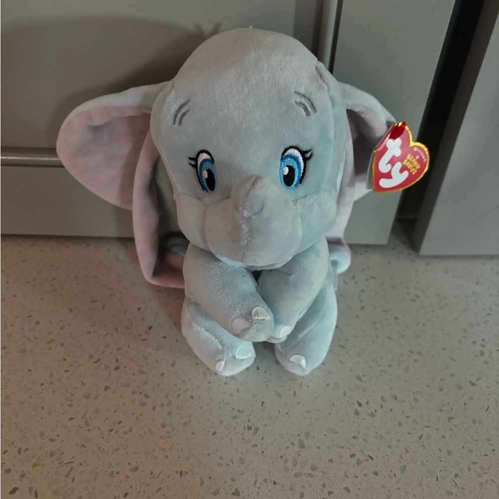 TY Dumbo Beanie Baby Plush Toy 7”